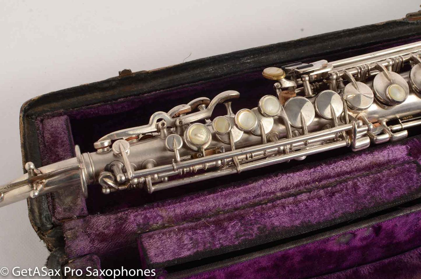 King Saxello Soprano Silver Plate 71xxx Great Deal!
