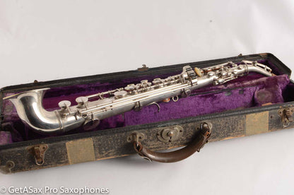 King Saxello Soprano Silver Plate 71xxx Great Deal!