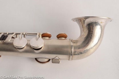 King Saxello Soprano Tipped Bell Bent Neck Near Pristine Silver Plate
