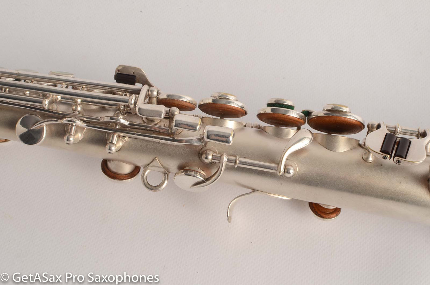 King Saxello Soprano Tipped Bell Bent Neck Near Pristine Silver Plate