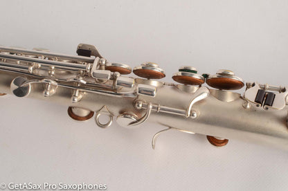 King Saxello Soprano Tipped Bell Bent Neck Near Pristine Silver Plate
