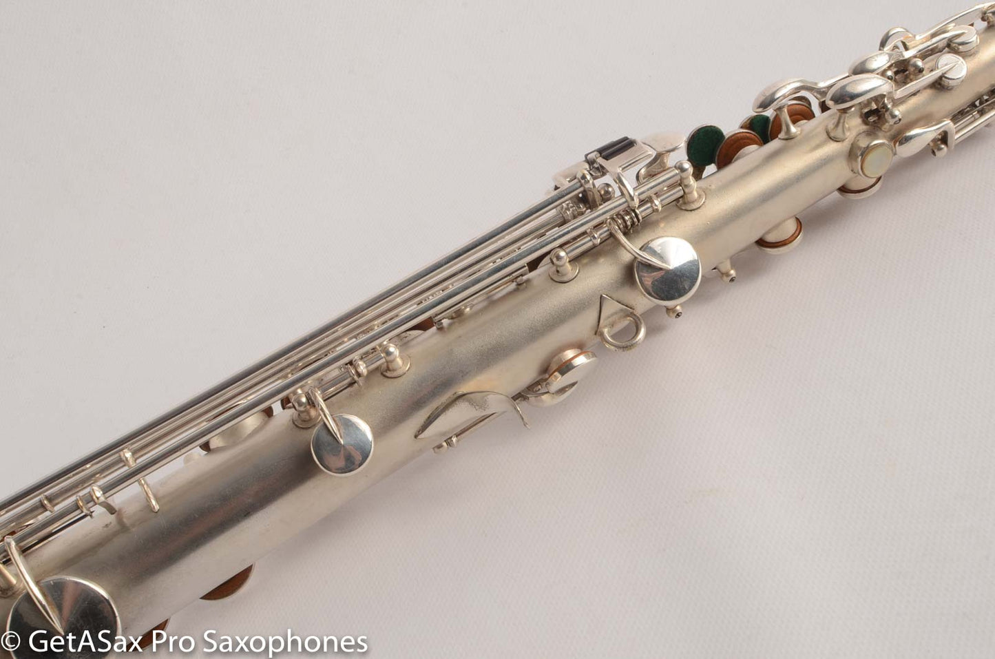King Saxello Soprano Tipped Bell Bent Neck Near Pristine Silver Plate
