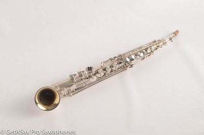 King Saxello Soprano Tipped Bell Bent Neck Near Pristine Silver Plate