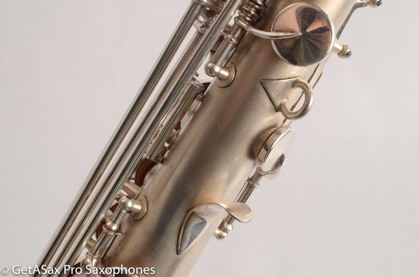 King Saxello Soprano Tipped Bell Bent Neck Near Pristine Silver Plate