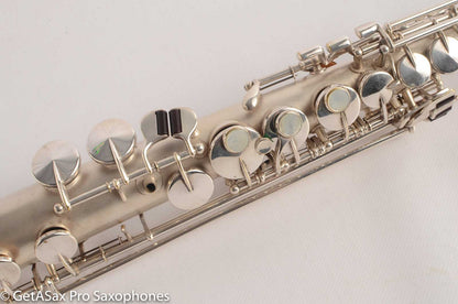 King Saxello Soprano Tipped Bell Bent Neck Near Pristine Silver Plate