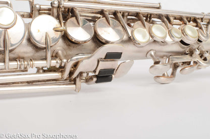 King Saxello Soprano Original Silver Old Pads Nice! 72266