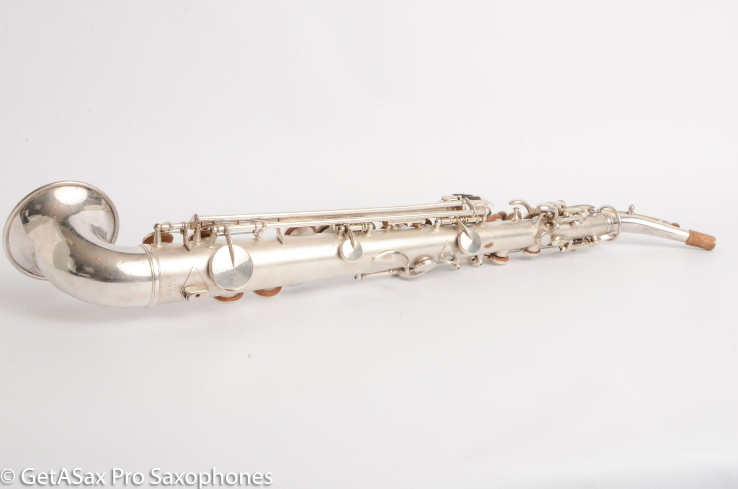 King Saxello Soprano Original Silver Old Pads Nice! 72266