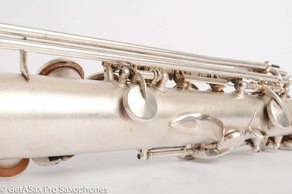 King Saxello Soprano Original Silver Old Pads Nice! 72266