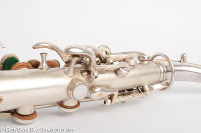 King Saxello Soprano Original Silver Old Pads Nice! 72266