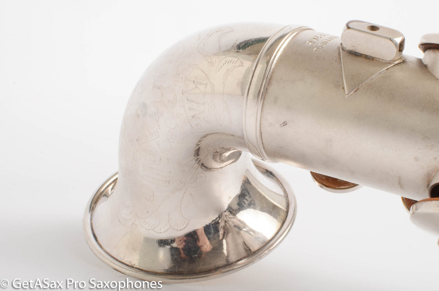 King Saxello Soprano Original Silver Old Pads Nice! 72266