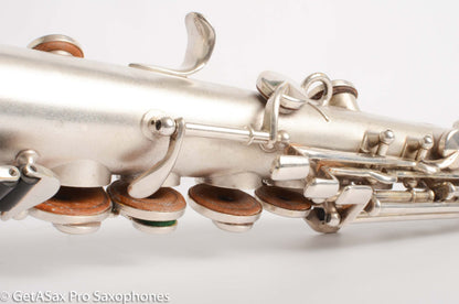 King Saxello Soprano Original Silver Old Pads Nice! 72266