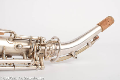 King Saxello Soprano Original Silver Old Pads Nice! 72266