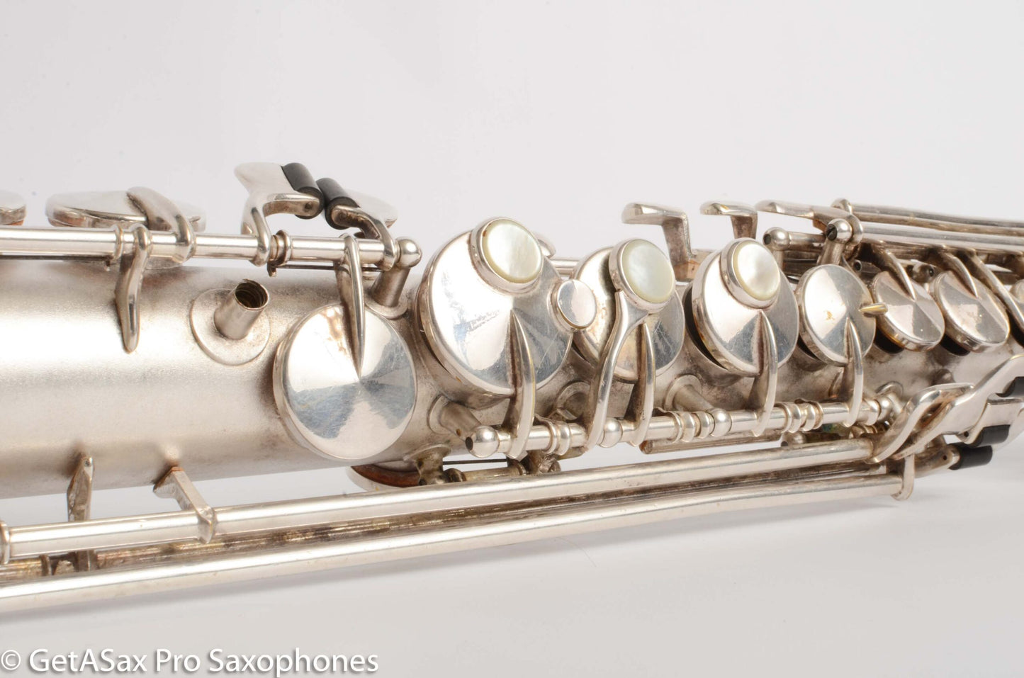 King Saxello Soprano Original Silver Old Pads Nice! 72266