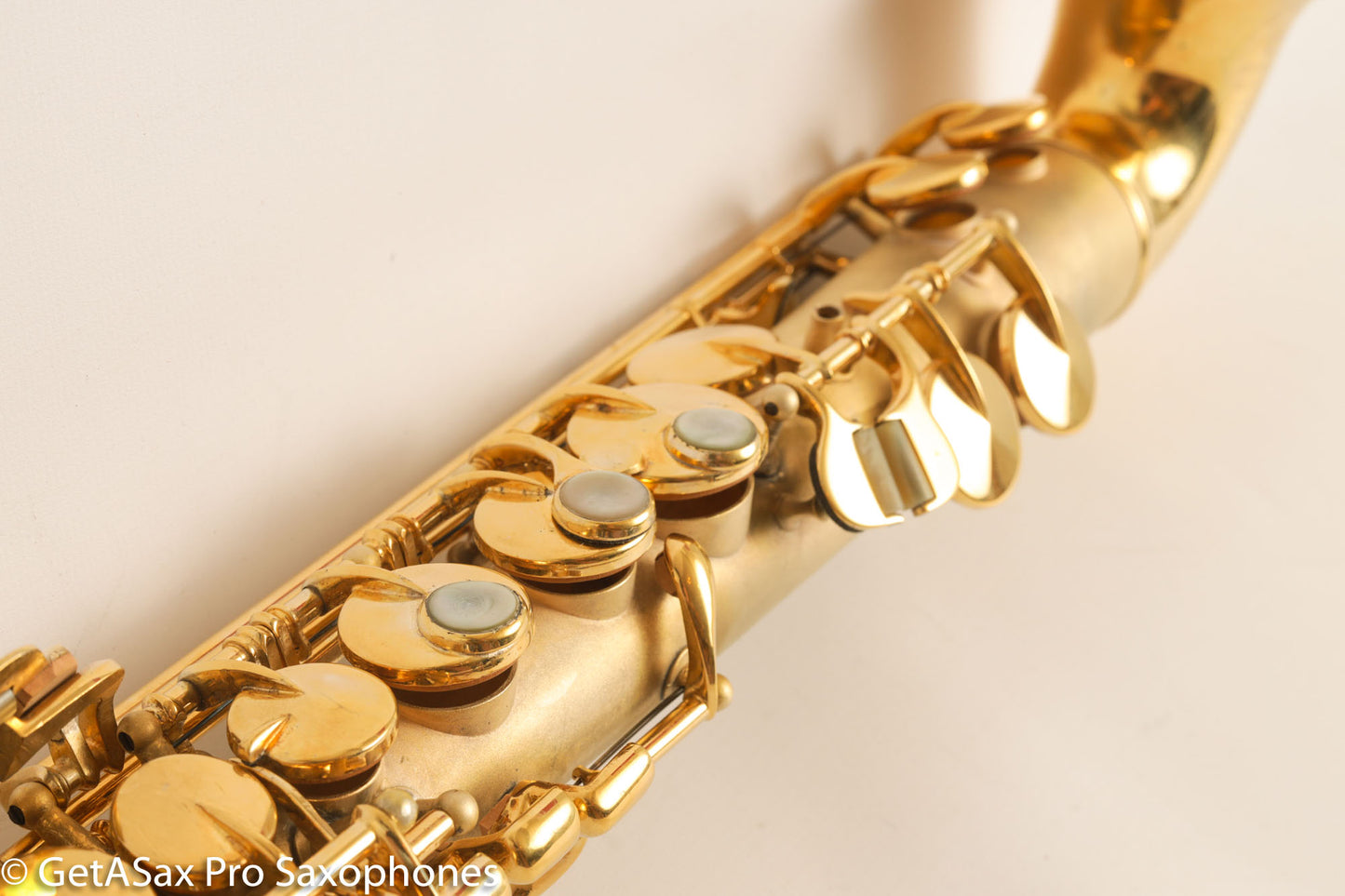 King Saxello Soprano Bent Neck and Bell Original GOLD Plate Fresh Overhaul!