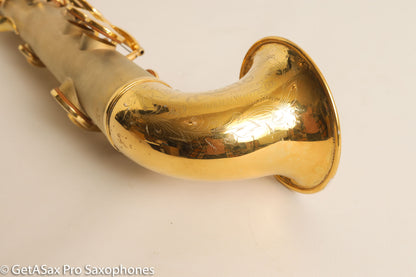 King Saxello Soprano Bent Neck and Bell Original GOLD Plate Fresh Overhaul!