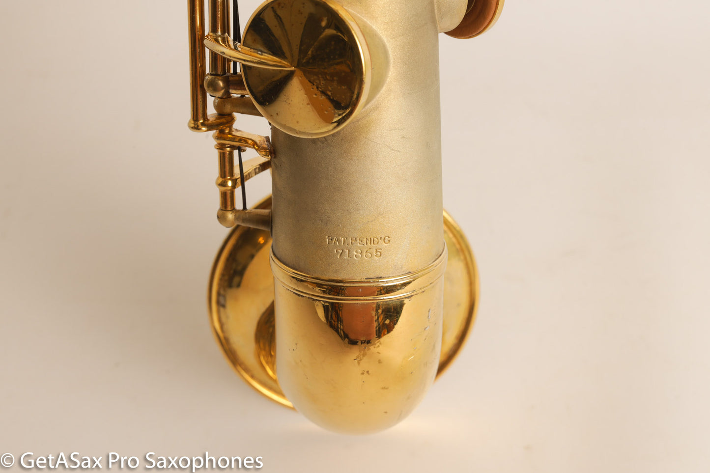King Saxello Soprano Bent Neck and Bell Original GOLD Plate Fresh Overhaul!