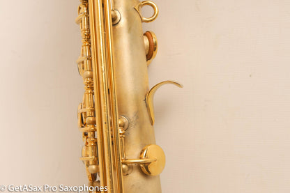 King Saxello Soprano Bent Neck and Bell Original GOLD Plate Fresh Overhaul!