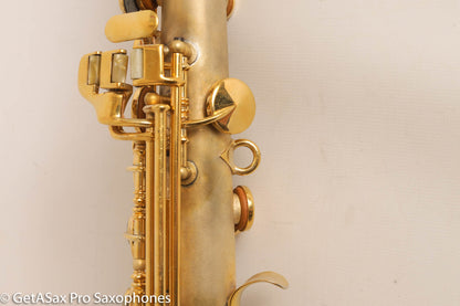 King Saxello Soprano Bent Neck and Bell Original GOLD Plate Fresh Overhaul!