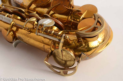 King SilverSonic Super 20 Alto Saxophone Original with Gold Leaf Fresh Overhaul! 346933