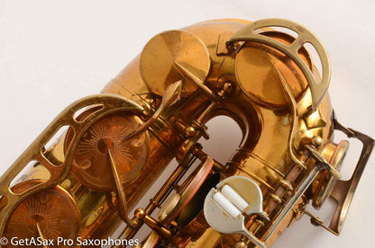 King SilverSonic Super 20 Alto Saxophone Original with Gold Leaf Fresh Overhaul! 346933