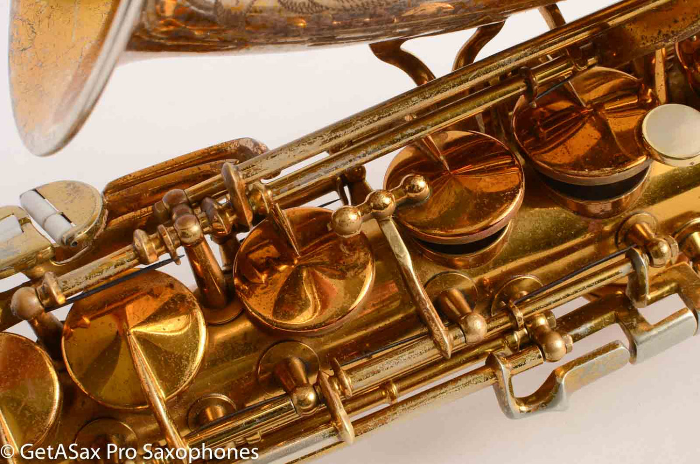 King SilverSonic Super 20 Alto Saxophone Original with Gold Leaf Fresh Overhaul! 346933