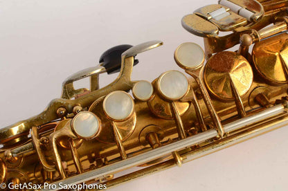 King SilverSonic Super 20 Alto Saxophone Original with Gold Leaf Fresh Overhaul! 346933