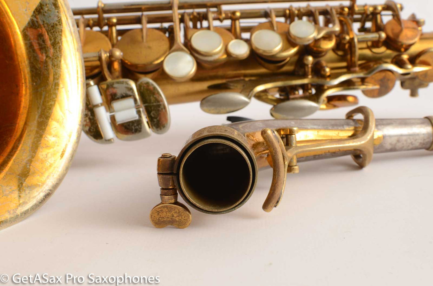 King SilverSonic Super 20 Alto Saxophone Original with Gold Leaf Fresh Overhaul! 346933