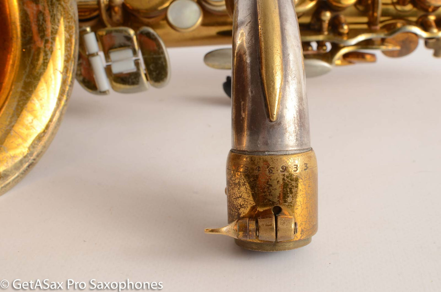 King SilverSonic Super 20 Alto Saxophone Original with Gold Leaf Fresh Overhaul! 346933