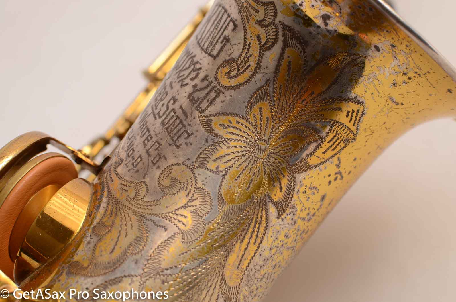 King SilverSonic Super 20 Alto Saxophone Original with Gold Leaf