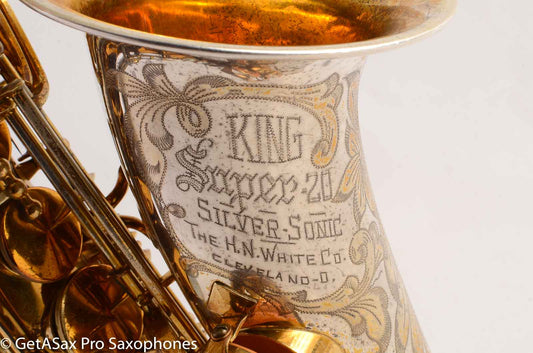 King SilverSonic Alto Saxophone Super 20 Fresh Overhaul 346xxx