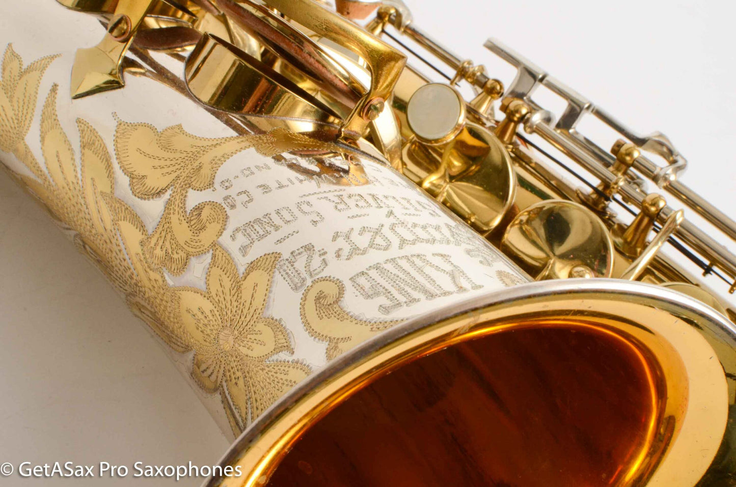 King SilverSonic Alto Near Mint with Gold in the Engraving - Early Series III 358843