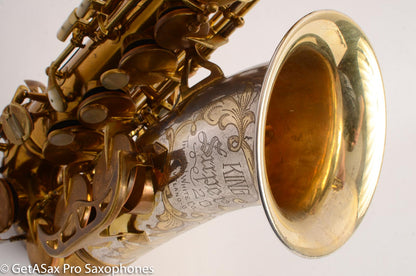 King Full Pearls SilverSonic Alto 303030 Fresh Matt Stohrer Overhaul Original Lacquer Charlie Parker Vintage!