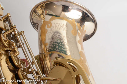 King SilverSonic Alto Original Lacquer Late Serial Beautiful! 534816