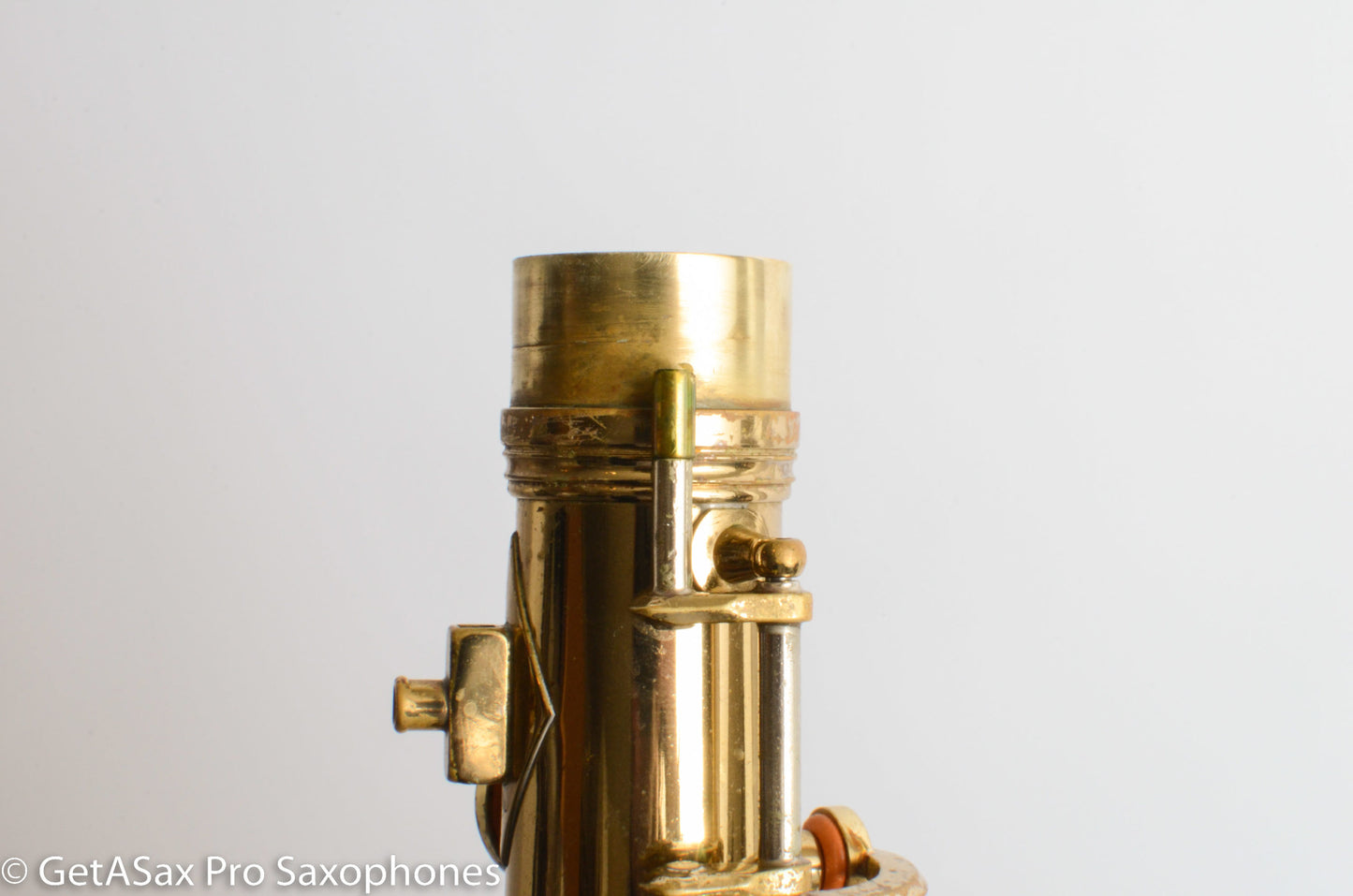 King SilverSonic Tenor Cleveland ‘Series III’ Double Socket Neck Good Pads Plays Great! 376648