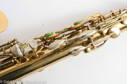 King SilverSonic Tenor Cleveland ‘Series III’ Double Socket Neck Good Pads Plays Great! 376648