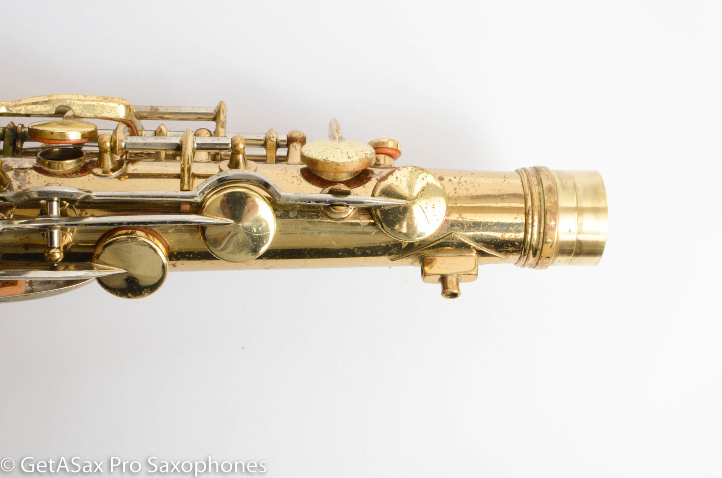 King SilverSonic Tenor Cleveland ‘Series III’ Double Socket Neck Good Pads Plays Great! 376648