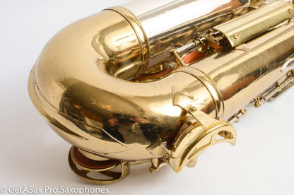 King SilverSonic Tenor Cleveland ‘Series III’ Double Socket Neck Good Pads Plays Great! 376648