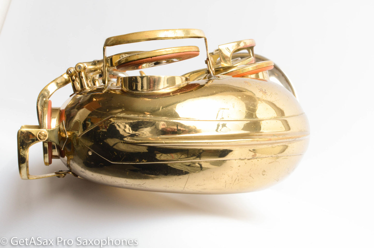 King SilverSonic Tenor Cleveland ‘Series III’ Double Socket Neck Good Pads Plays Great! 376648