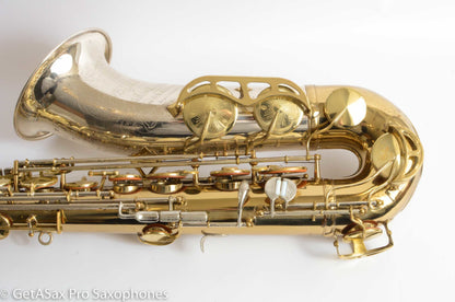 King SilverSonic Tenor Cleveland ‘Series III’ Double Socket Neck Good Pads Plays Great! 376648