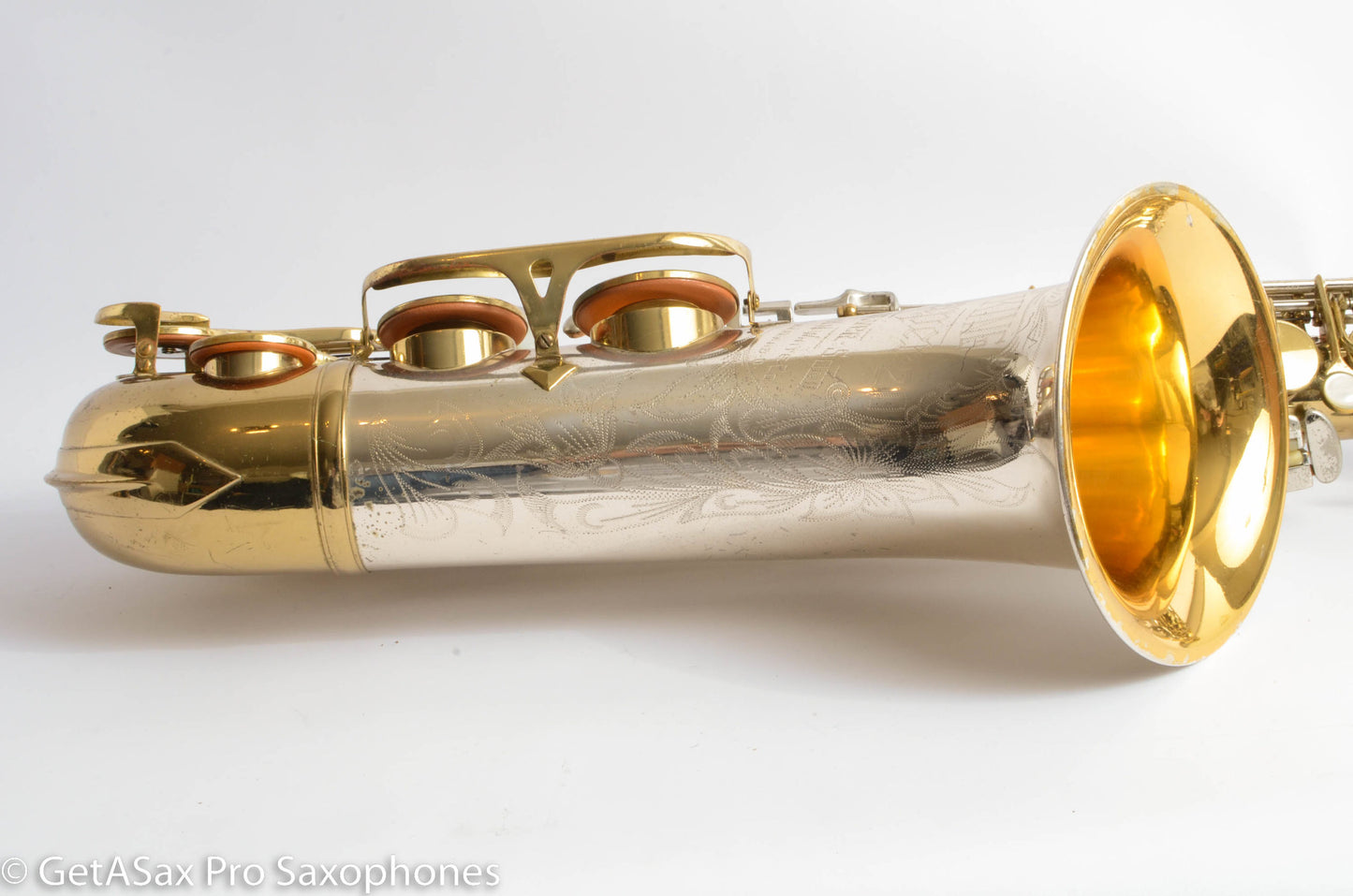 King SilverSonic Tenor Cleveland ‘Series III’ Double Socket Neck Good Pads Plays Great! 376648
