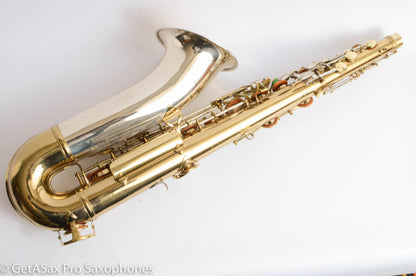 King SilverSonic Tenor Cleveland ‘Series III’ Double Socket Neck Good Pads Plays Great! 376648