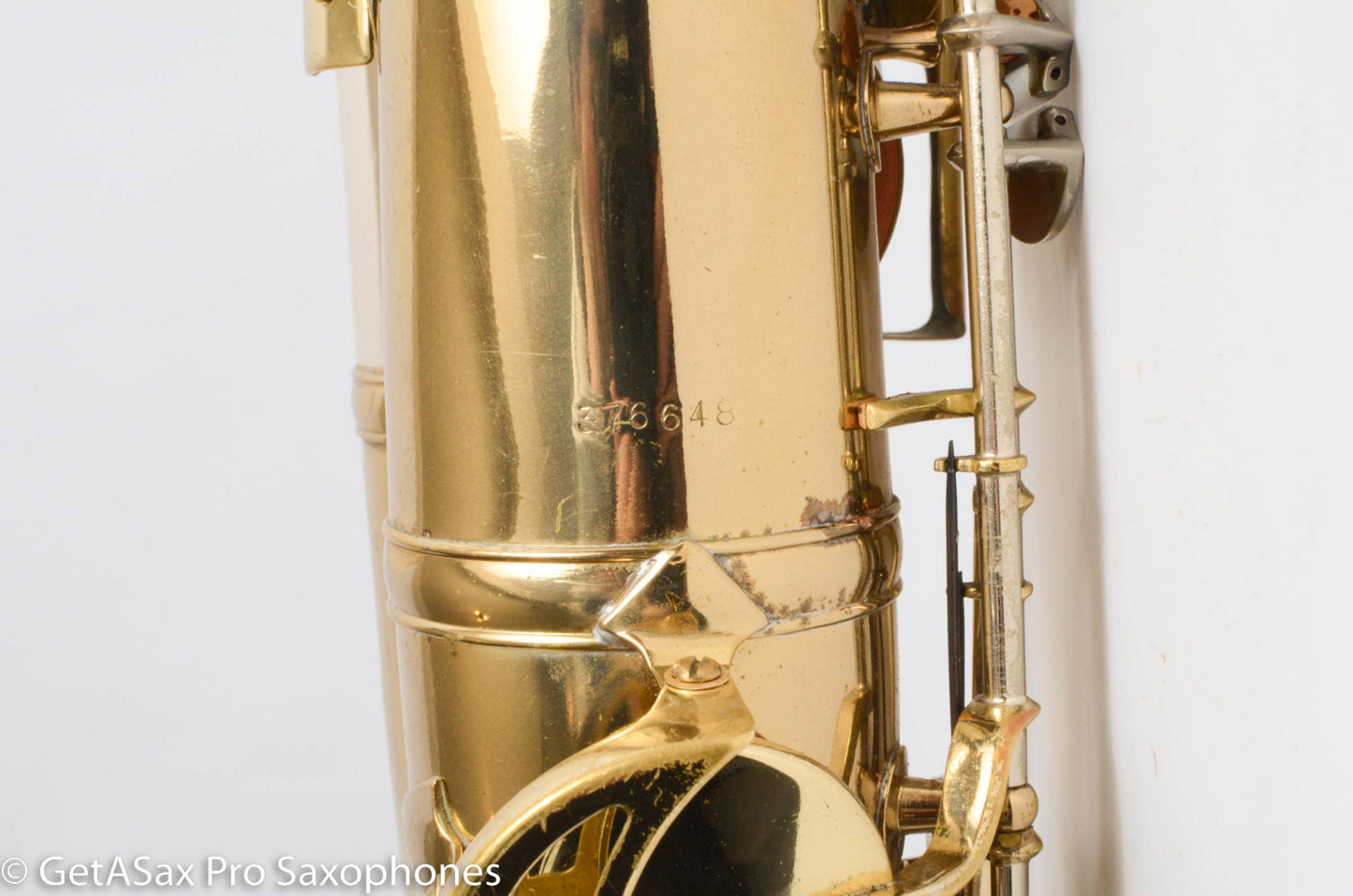 King SilverSonic Tenor Cleveland ‘Series III’ Double Socket Neck Good Pads Plays Great! 376648