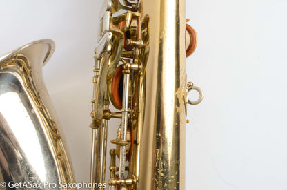 King SilverSonic Tenor Cleveland ‘Series III’ Double Socket Neck Good Pads Plays Great! 376648