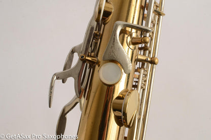King SilverSonic Super 20 Tenor Saxophone Original Lacquer Fresh Overhaul! 418944