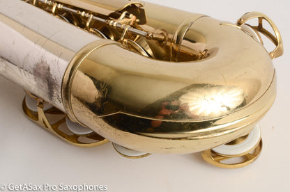 King SilverSonic Super 20 Tenor Saxophone Original Lacquer Fresh Overhaul! 418944