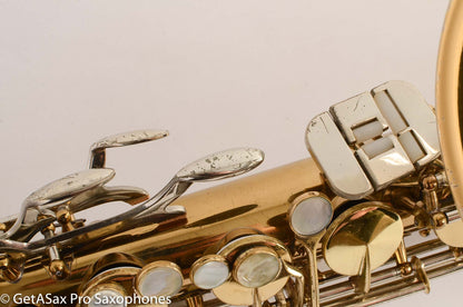 King SilverSonic Super 20 Tenor Saxophone Original Lacquer Fresh Overhaul! 418944