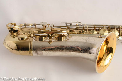King SilverSonic Super 20 Tenor Saxophone Original Lacquer Fresh Overhaul! 418944