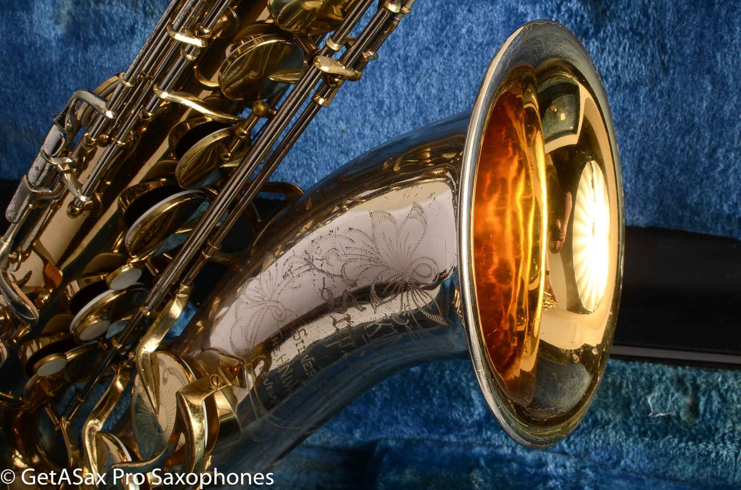 King SilverSonic Super 20 Tenor Saxophone Original Lacquer Fresh Overhaul! 418944