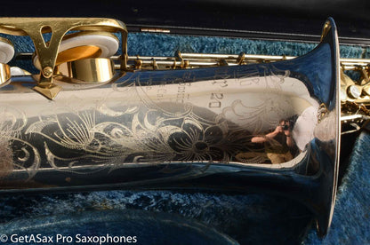 King SilverSonic Super 20 Tenor Saxophone Original Lacquer Fresh Overhaul! 418944