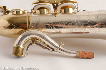 King SilverSonic Super 20 Tenor Saxophone Original Lacquer Fresh Overhaul! 418944